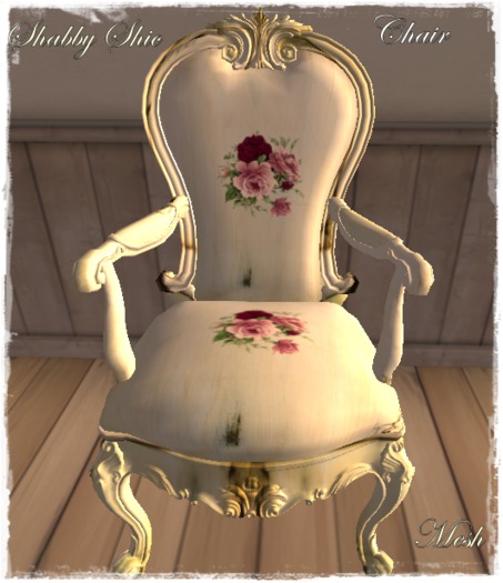  CHAIR * MESH * SHABBY CHIC STYLE * 