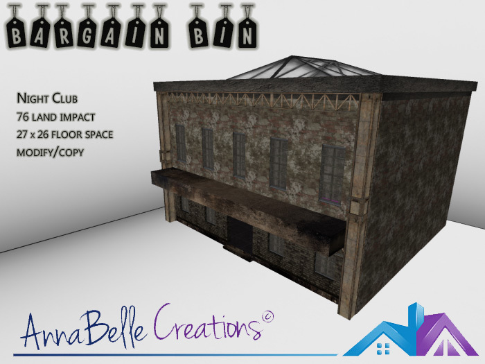 Annabelle Creations - Bargain Bin - Night Club