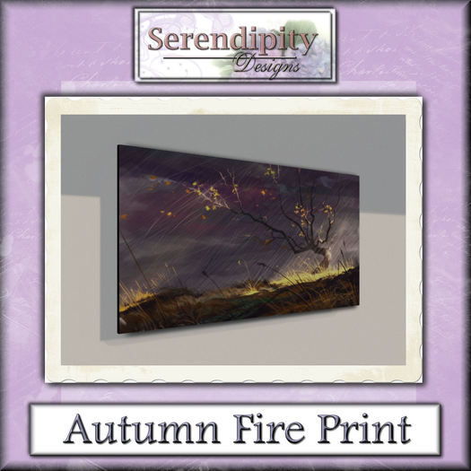 Serendipity Designs - Lodi Autumn Fire Painting 