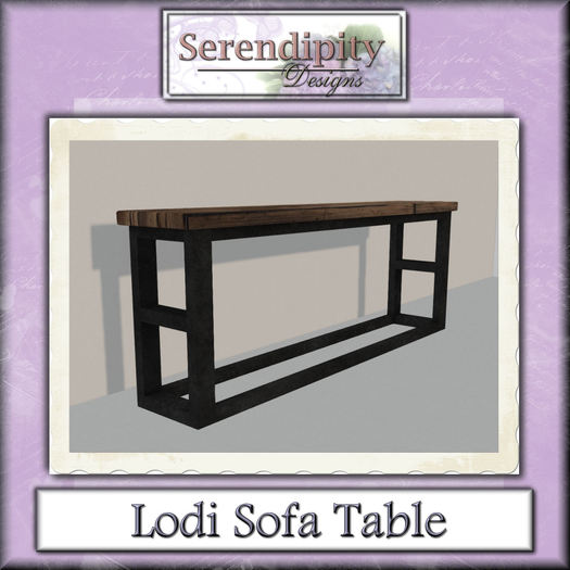 Serendipity Designs - Lodi Sofa Table [WEAR ME]
