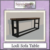 Serendipity Designs - Lodi Sofa Table