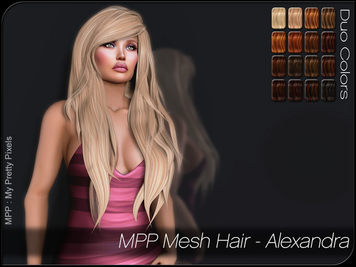 - MPP - Mesh Hair - Alexandra - Duo