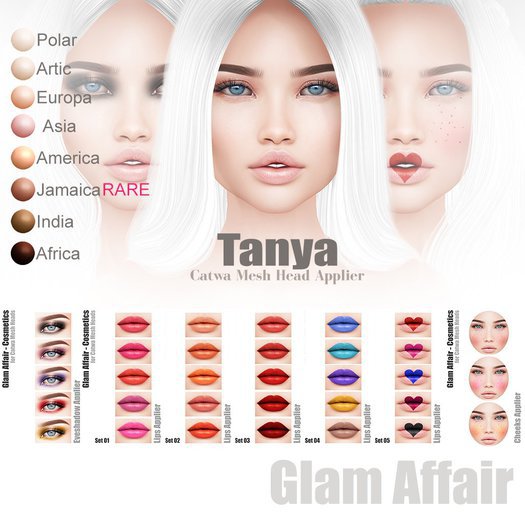 Glam Affair Cosmetics - Tayla Lipstick - SET 2