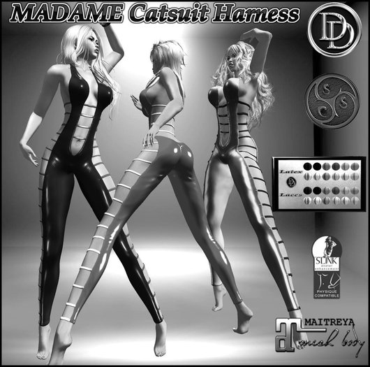 ☾ⅅⅅ☽ MADAME CATSUIT HARNESS / MAITREYA / SLINK : DEMO