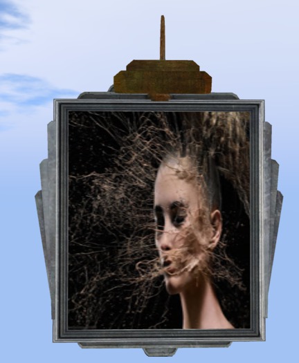 animated gif liquid head includ. mesh frame