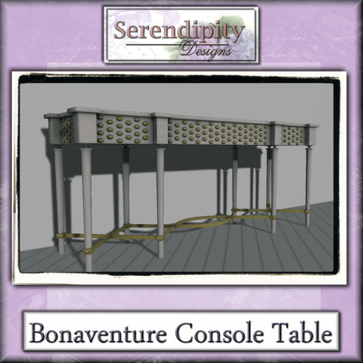 Serendipity Designs - Bonav. Console Table  [WEAR ME]