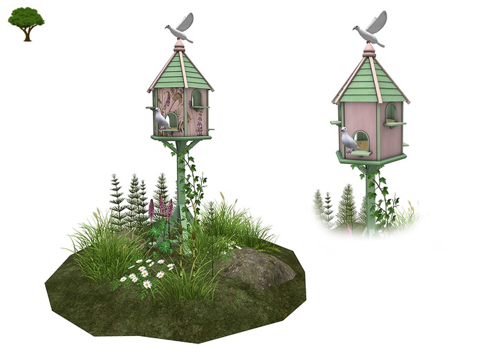 Peace Dove Cote Pink - Green