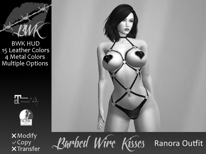 {BWK} DEMO Mesh Ranora Leather Outfit (Boxed)