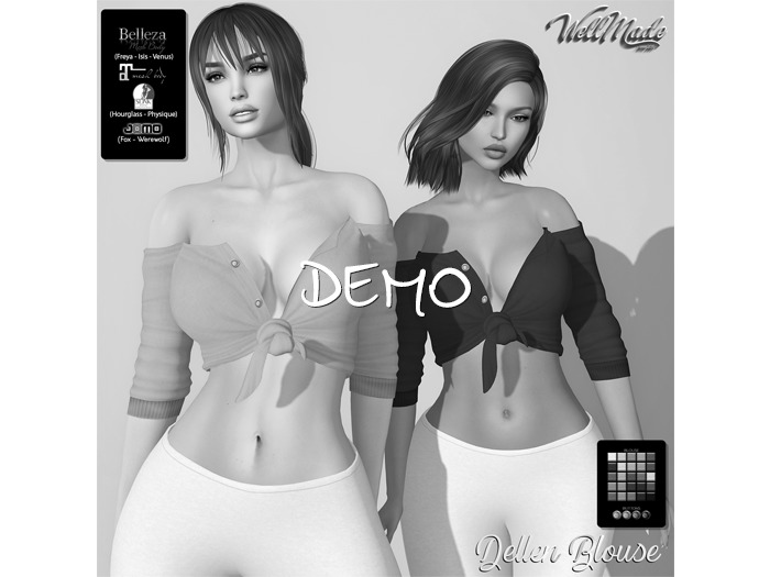[WellMade] Dellen Blouse DEMO