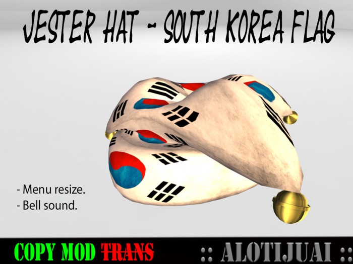 ::Alotijuai:: jester hat South Korea flag