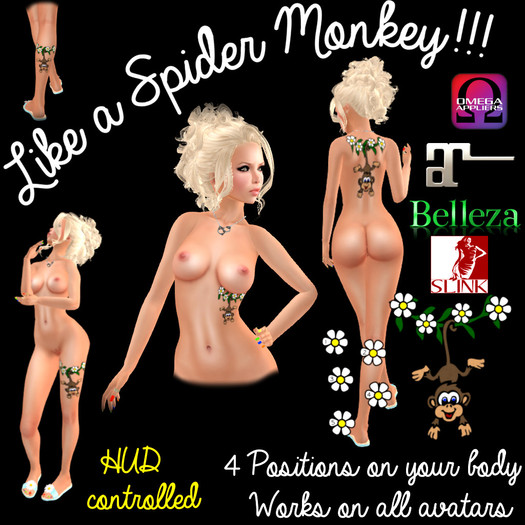 Spider Monkey tattoo v1.0