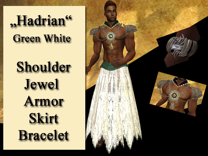 Monarch Hadrian Green White Boxed