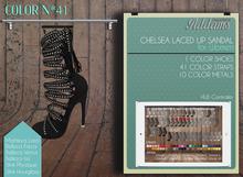  Addams "Chelsea" Laced Up Sandals -Maitreya, Belleza, Slink #41