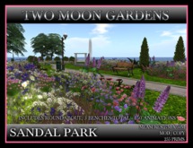 SANDAL PARK* Landscape Garden Park with 150 animations