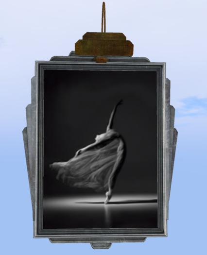 animated gif dancer includ. mesh frame