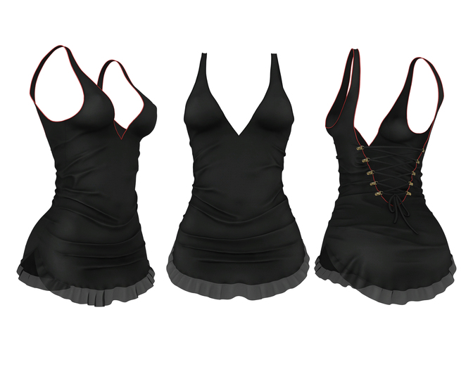 adorsy - Ariadne Dress Black - Maitreya