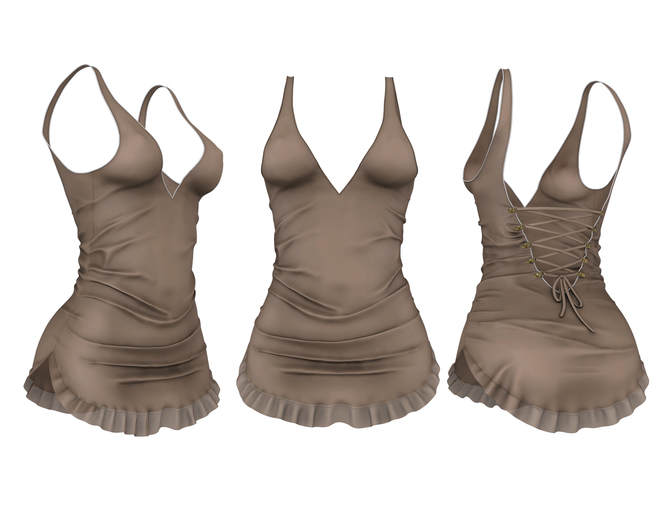 adorsy - Ariadne Dress Brown - Maitreya