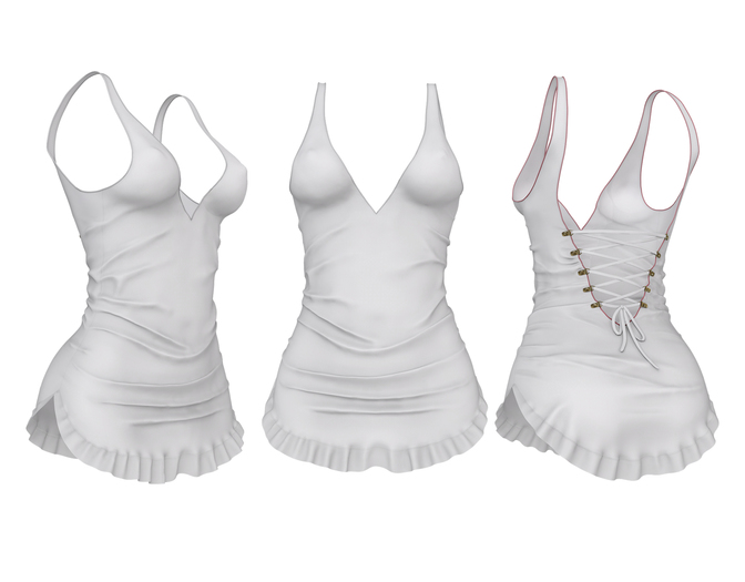 adorsy - Ariadne Dress White - Maitreya