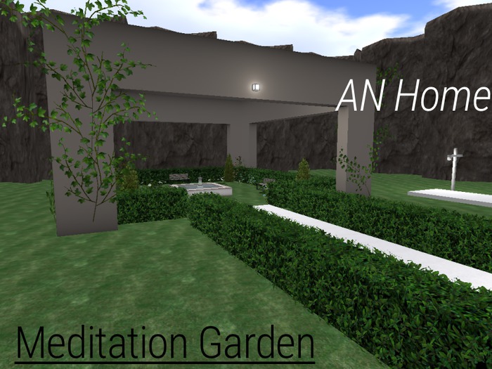 AN Home Meditation Garden and Paths