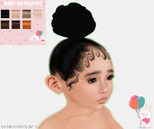 ✾ Little Rumi ✾ Lo Bun *Colorable Hair*