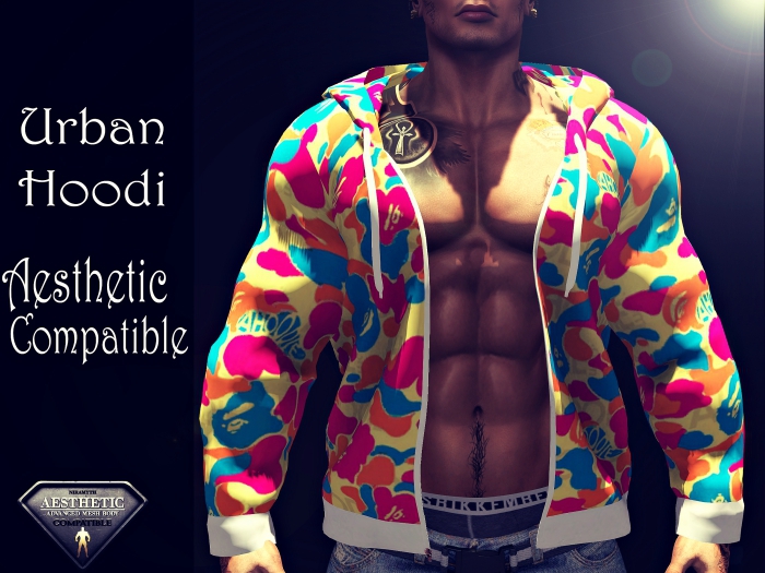 {UV}Color APE hoodie