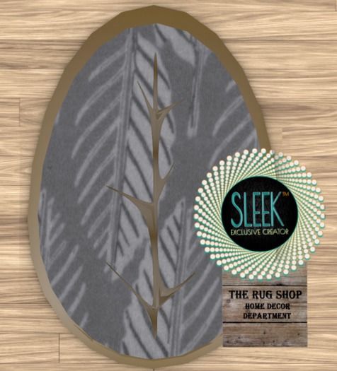 Leaf mesh rug  9