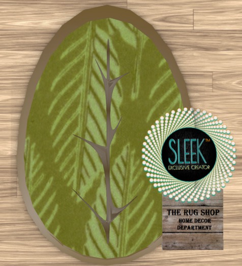 Leaf mesh rug  13