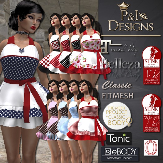[P&L] - Apron Dress/French Maid Dress DEMO