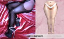 iS Diamond Pantyhuse Set FISHNET WHITE [wear]