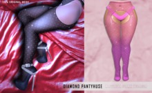 iS Diamond Pantyhuse Set OMBRE PINK