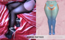 iS Diamond Pantyhuse Set OMBRE SKY [wear]
