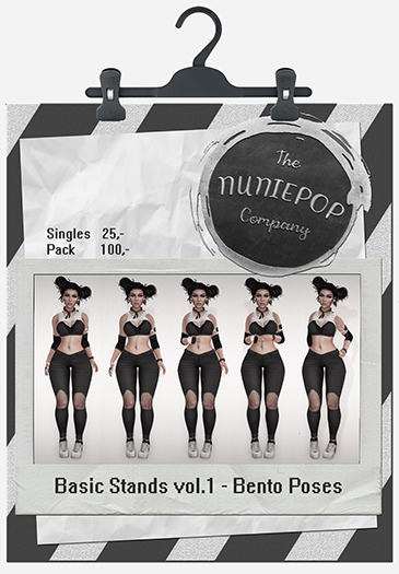NUNIEPOP - Basic Stands Vol.1 - Bento Poses