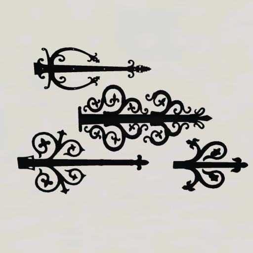 MEDIEVAL HINGE PACK 4
