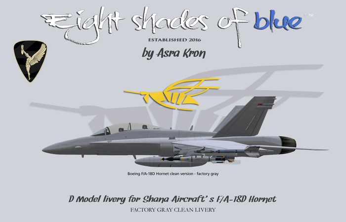 :: 8SB :: F/A-18D Hornet CLEAN v1.2 Paint kit