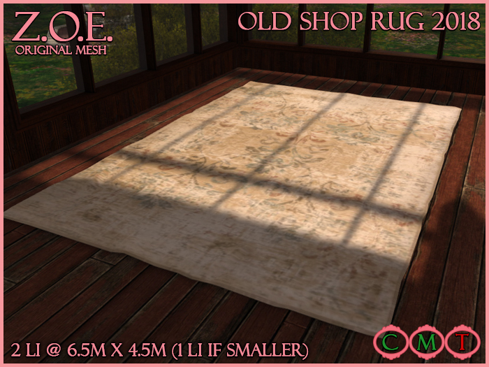 Z.O.E. Old Shop Rug 2018 Mesh