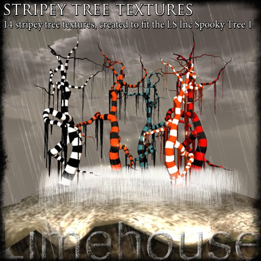 Stripey tree textures for halloween or fun!