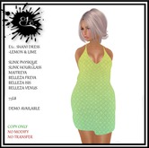 Etc. SHANI DRESS - LEMON & LIME