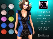 .:S.C:. Dress - Scene Queen - Fat Pack - Belleza Freya