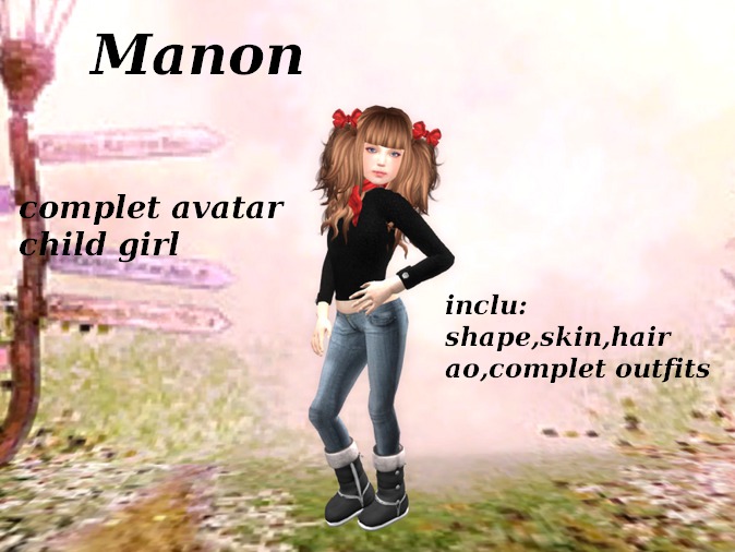 avatar child girl Manon