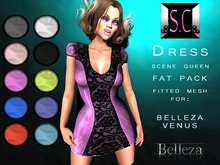 .:S.C:. Dress - Scene Queen - Fat Pack - Belleza Venus