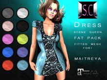 .:S.C:. Dress - Scene Queen - Fat Pack - Maitreya