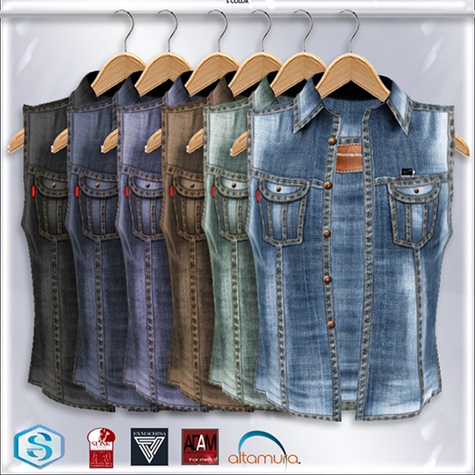 :: Rasta Way :: Male Denim Vest