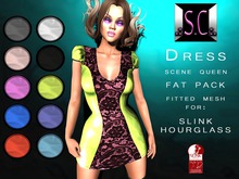 .:S.C:. Dress - Scene Queen - Fat Pack - Slink Hourglass