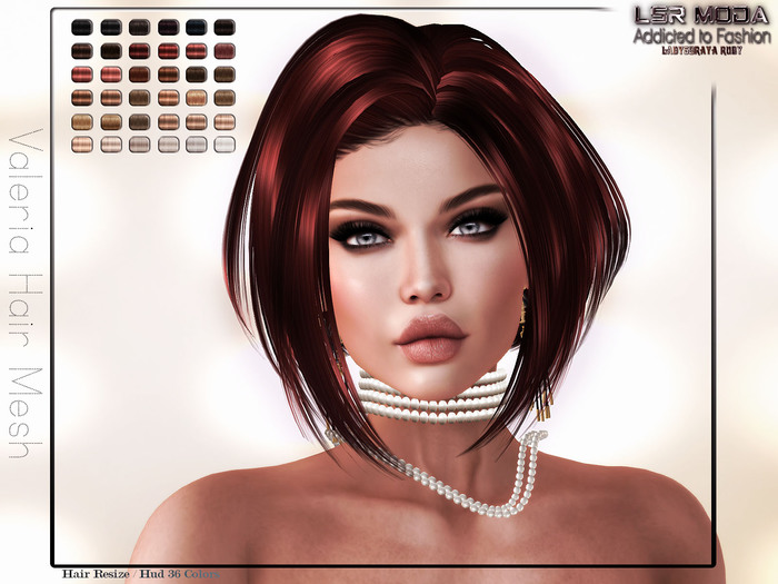 [ LsR Hair ] - Valeria Hair Mesh