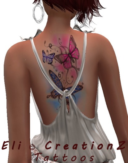 zDEMO Butterfly Tattoo No. 005