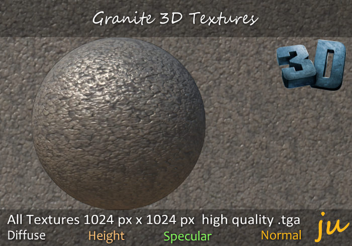 JU Granite 3D Textures Full Perm