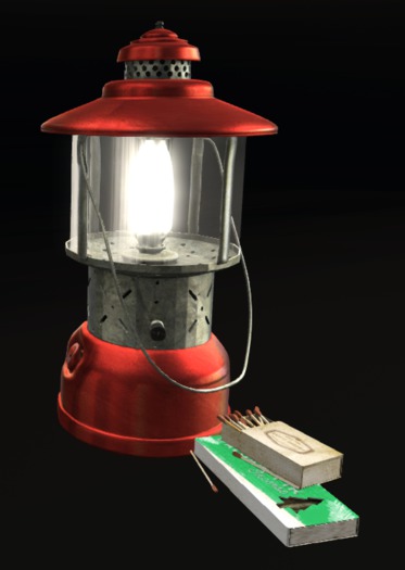 {vespertine}tiny dwelling - mountain lantern / red -10