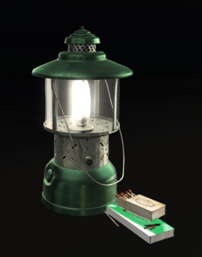 {vespertine}tiny dwelling - mountain lantern /green 9
