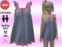 SMB&AVIL Design country house Eva Dress (blue)
