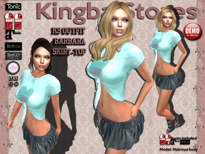KS OUTFIT BARBARA SKIRT&TOP